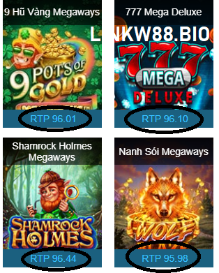 RTP của game slots W88