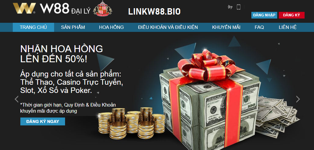 Trang chủ đại lý W88